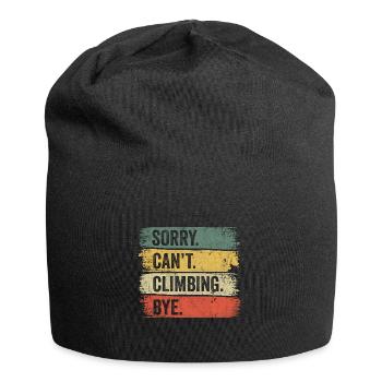 Sorry Can't Climbing Bye - Jersey-Beanie - Schwarz - Vorne