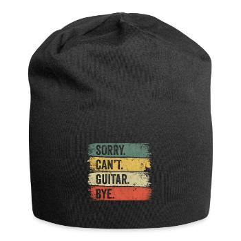 Music Sorry Can't Guitar Bye Guitarist - Jersey Beanie - black - Front