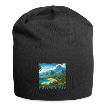 Puerto Plata: Beach Vacation with Mountain Scenery & - Jersey Beanie - black - Front
