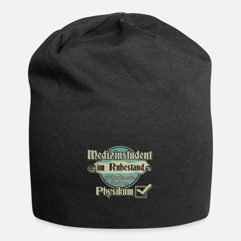 Medizinstudent Physikum - Jersey-Beanie - Schwarz