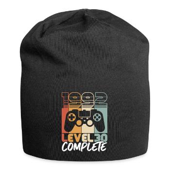 30 Birthday Born 1992 Level 30 Complete - Jersey Beanie - black - Front