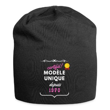certifiée modèle unique version féminine - Bonnet en jersey - noir - Devant