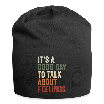 Its A Good Day to Talk About Feeling Mental Health - Bonnet en jersey - noir - Devant