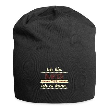 imker weil ich es kann - Jersey-Beanie - Schwarz - Vorne