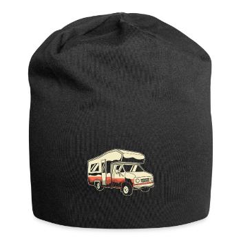 Caravan Motorhome Caravan Camper - Jersey Beanie - black - Front