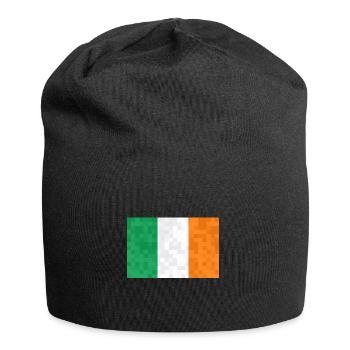 Ireland Flag Vintage Irish Flag Dublin - Jersey Beanie - black - Front