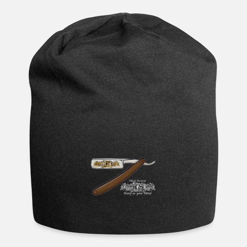 Occam's Razor - Jersey Beanie - black