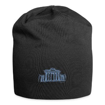 Berlin Brandenburg Gate – symbolic - Jersey Beanie - black - Front