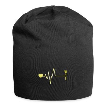 Lame de rasoir Pulse Heart Love - Bonnet en jersey - noir - Devant