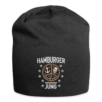 98 Hamburger Jung Peace Anker Seil - Jersey-Beanie - Schwarz - Vorne