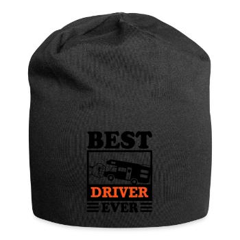 Campingbus Campingwagen Reisemobil Fahrer Camper - Jersey-Beanie - Schwarz - Vorne