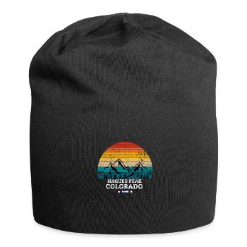 Hagues Peak Colorado - Jersey-Beanie - Schwarz - Vorne