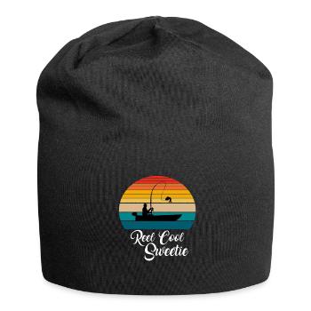 Reel Cool Sweetie Fishing Gifts - Jersey Beanie - black - Front