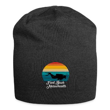 Front Beach Massachusetts Plongée - Bonnet en jersey - charbon - Devant