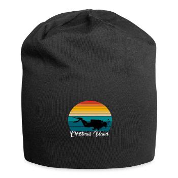 Christmas Island Scuba Diving Gift - Jersey Beanie - black - Front