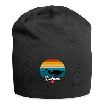 Louisiana Scuba Diving Gift - Jersey-Beanie - Schwarz - Vorne