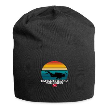 Satellite Island US Island Plongée sous-marine - Bonnet en jersey - noir - Devant