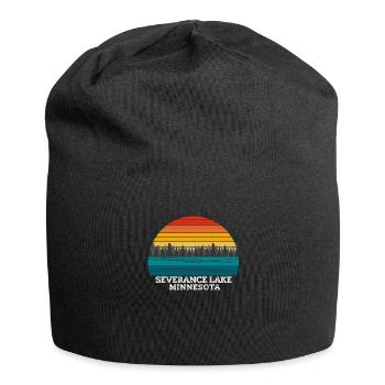 Severance Lake Minnesota - Jersey Beanie - black - Front