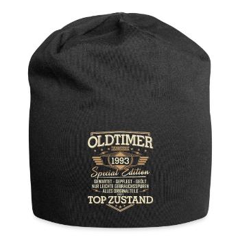 Oldtimer Baujahr Jahrgang 1993 Geburtstag Geschenk - Jersey-Beanie - Schwarz - Vorne
