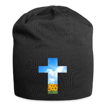 Jesus Christ jesusfreak "christ & hope" - Jersey Beanie - black - Front
