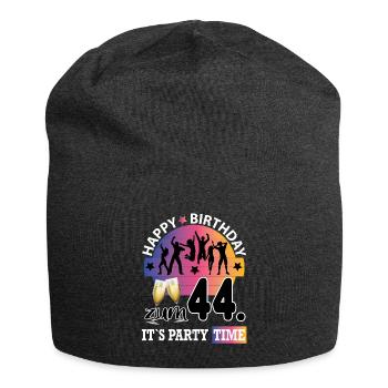 Geburtstag 44 Party People Fete Dancing Tanzen - Jersey-Beanie - Anthrazit - Vorne