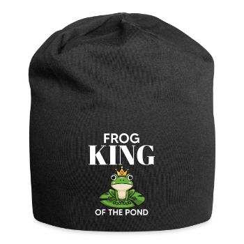 Frog Prince of the Pond, Master of the - Jersey Beanie - black - Front