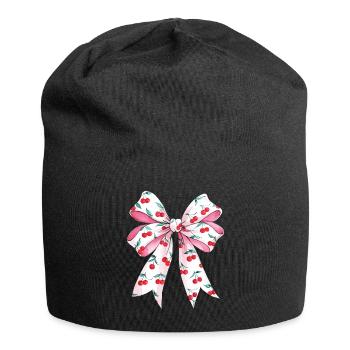 Cerises Jolie Femme Coquette - Bonnet en jersey - noir - Devant
