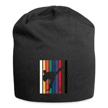 Couleurs de ceinture de karaté homme - Bonnet en jersey - noir - Devant