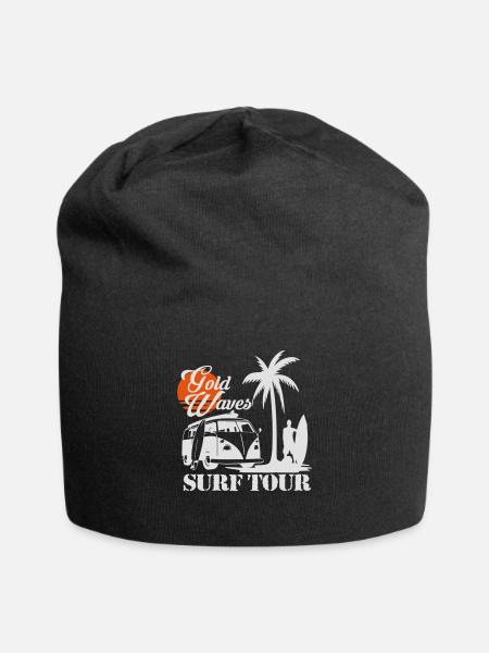 gold waves surf tour - Jersey-Beanie - Schwarz