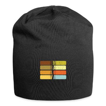 Krav Maga Retro Vintage - Jersey Beanie - black - Front