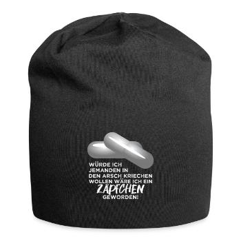 Suppositoires Arschkriecher Schleimer hypocrite Funny - Bonnet en jersey - noir - Devant
