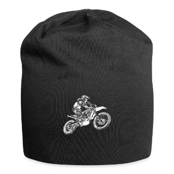 Motocross - Jersey-Beanie - Schwarz - Vorne