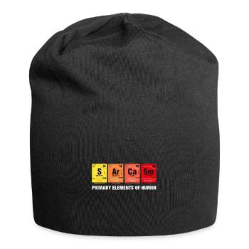 Sarcasme de chimie drôle cadeau cool cadeau - Bonnet en jersey - noir - Devant