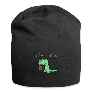 TEA REX - Jersey Beanie - black - Front