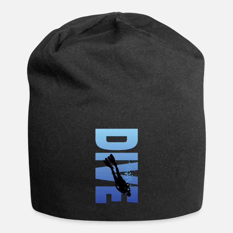 Scuba Diving Dive - Jersey Beanie - black
