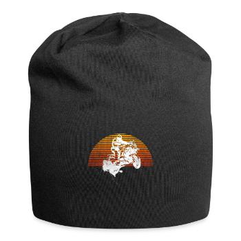Africa Touring Twin Motorrad Natur Off-road bike - Jersey-Beanie - Schwarz - Vorne