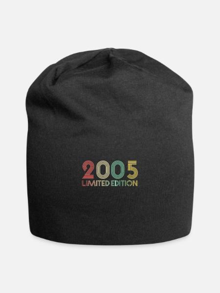 16. Geburtstag 2005 Geschenk Limited Edition - Jersey-Beanie - Schwarz