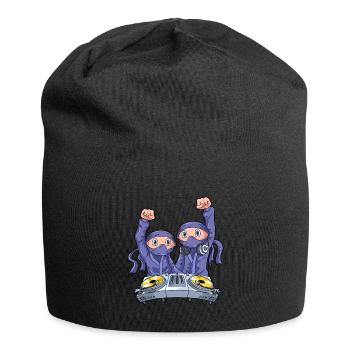 Dj Pour Disc Jockey Table de mixage Techno Rave - Bonnet en jersey - noir - Devant