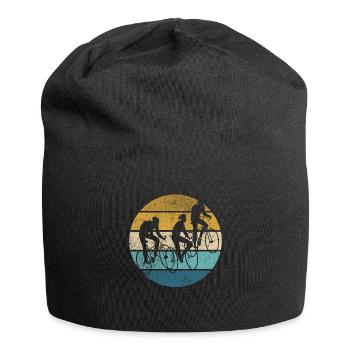 Retro Cycling Vintage Cycling Cycling Holiday - Jersey Beanie - black - Front