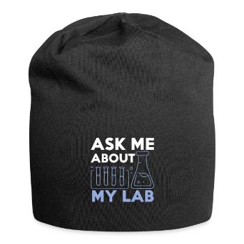 Chemical Chemist Chemical Laboratory Chemikant - Jersey Beanie - black - Front