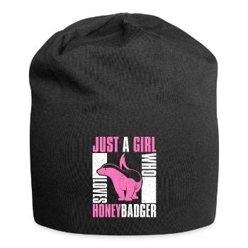 honey badger - Jersey Beanie - black - Front