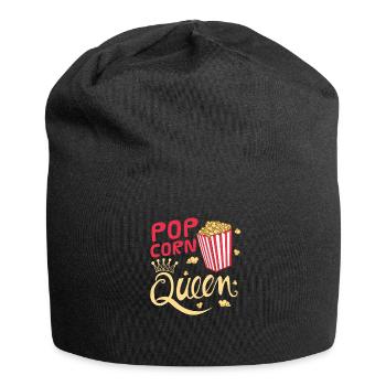 Popcorn - Jersey-Beanie - Schwarz - Vorne