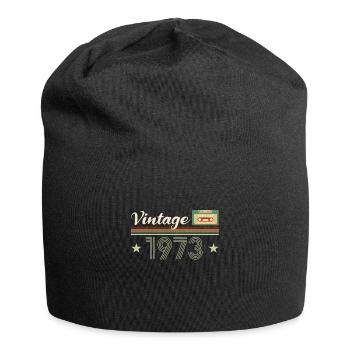 48th birthday gift 1973 - Jersey Beanie - black - Front