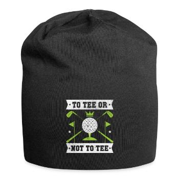 Golf Golfer Golfer Golfer Golf Course - Jersey Beanie - black - Front
