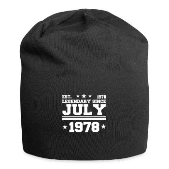 43rd birthday gift July 1978 - Jersey Beanie - black - Front