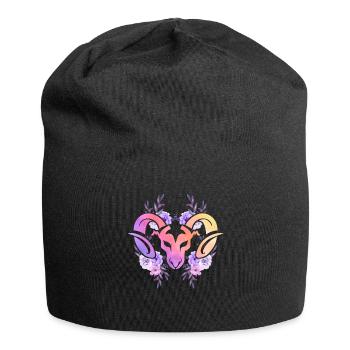 Bélier Signe astrologique Horoscope Astrologie - Bonnet en jersey - noir - Devant