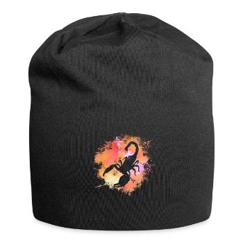 Scorpion Signe astrologique Horoscope Astrologie - Bonnet en jersey - noir - Devant