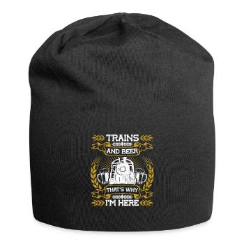 Railway Railway Train Train Train Driver - Jersey Beanie - black - Front