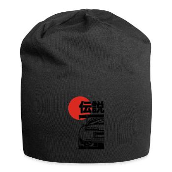 A80 Silhouette Gift JDM Motorsport Japan Car - Jersey Beanie - black - Front