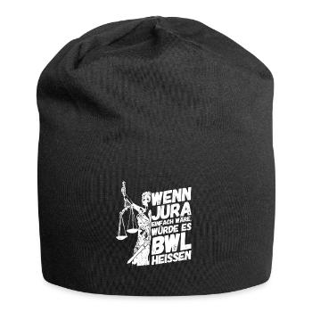 Anwalt Jurist Jura Richter Gesetz - Jersey-Beanie - Schwarz - Vorne